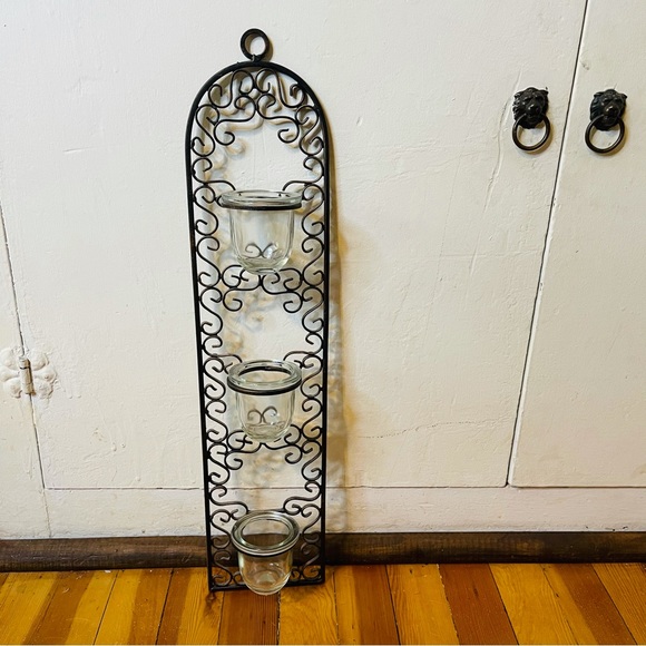 Metal Hanging Candle Holder - Picture 4 of 6